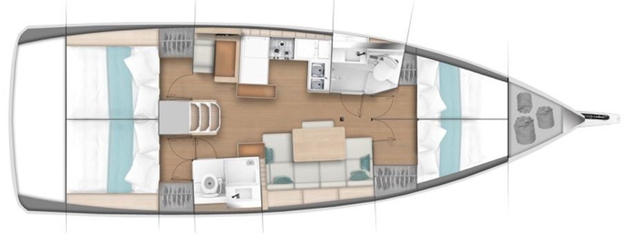 Sun Odyssey 440 - Yacht Charter Sailica