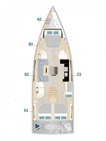 Hanse 510 - Yacht Charter Sailica