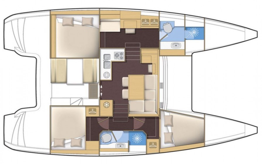 Lagoon 40 Power Catamaran - Yacht Charter Sailica