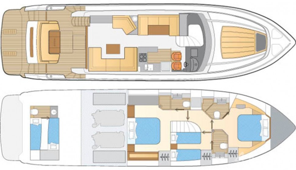 Princess 60 Fly - Yacht Charter Sailica