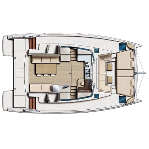 Bali 4.0 - 4 cab. - Yacht Charter Sailica