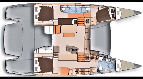 Salina 48 Evolution - 3 + 1 cab. - Yacht Charter Sailica