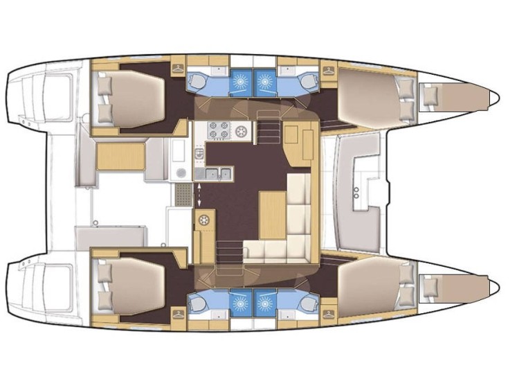 Lagoon 450  Flybridge - Yacht Charter Sailica