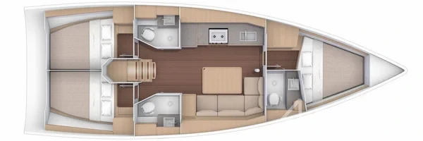 Dufour 390 - Yacht Charter Sailica