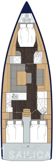 Bavaria C45 Style - Photo #126 Bavaria C45 Style - Yacht Charter Sailica