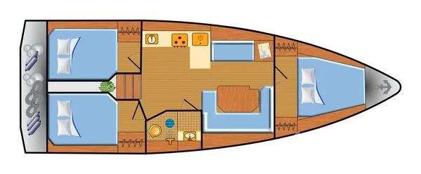 Bavaria C38 - Photo #47 Bavaria C38 - Yacht Charter Sailica