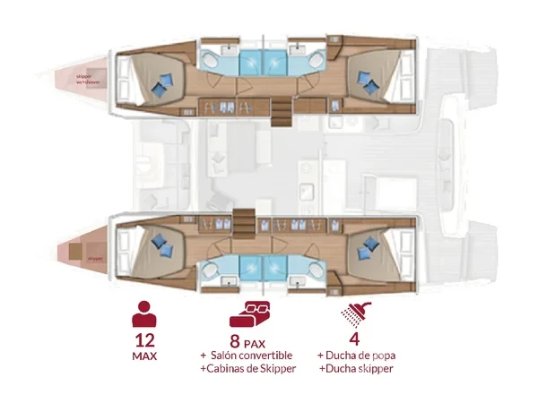 Lagoon 46  - Yacht Charter Sailica