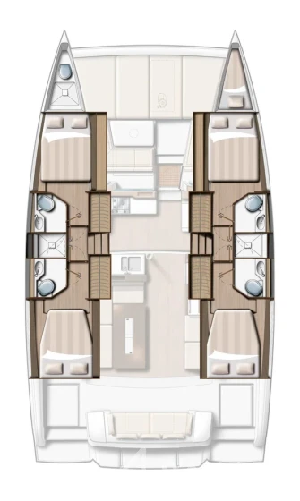 Bali 4.2 - Yacht Charter Sailica