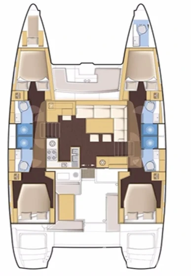 Lagoon 450  Flybridge - Yacht Charter Sailica