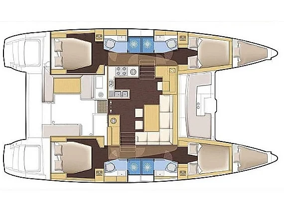 Lagoon 450  Flybridge - Yacht Charter Sailica