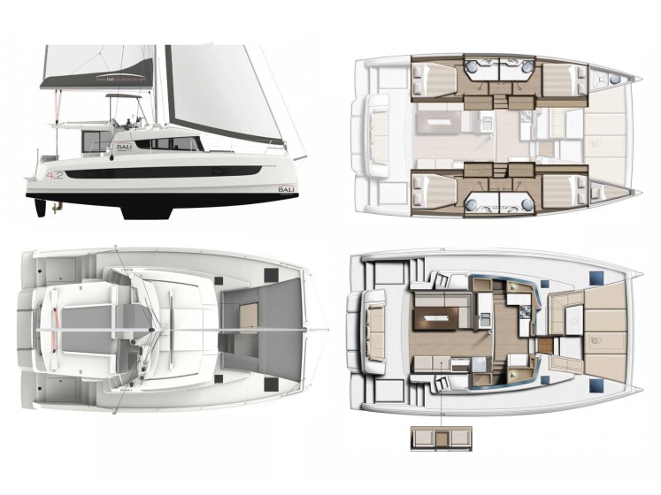 Bali 4.2 - Yacht Charter Sailica