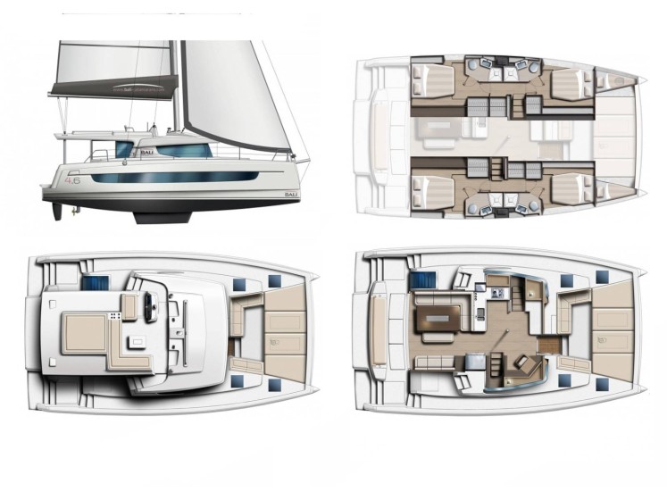 Bali 4.6 - Yacht Charter Sailica