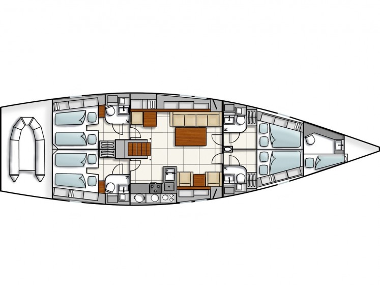Hanse 540e - Yacht Charter Sailica