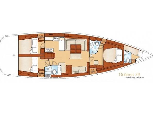 Oceanis 54 - Yacht Charter Sailica