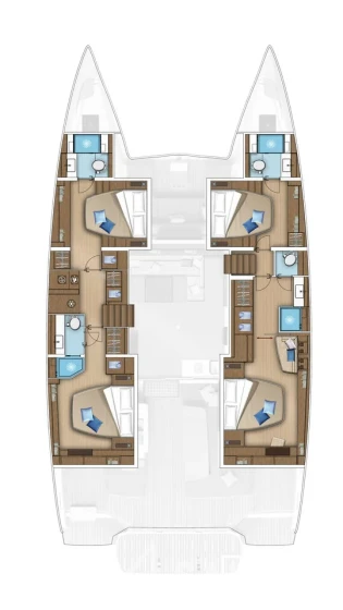 Lagoon 55 - Photo #17 Lagoon 55 - Yacht Charter Sailica