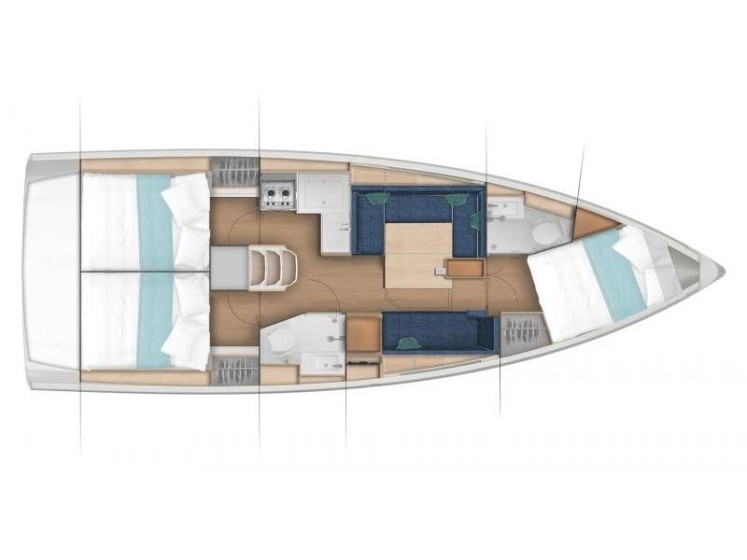 Sun Odyssey 380 - Yacht Charter Sailica