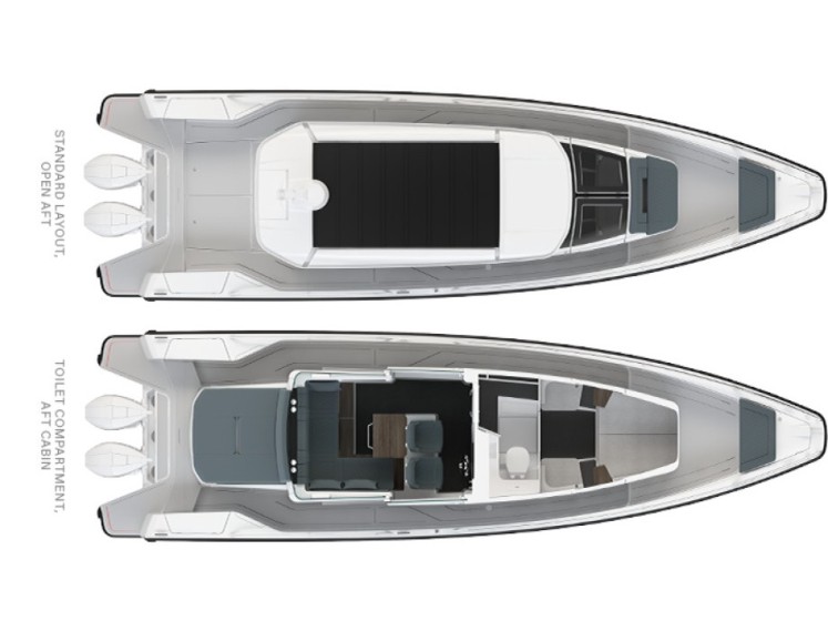 Axopar 37 XC Cross Cabin - Yacht Charter Sailica