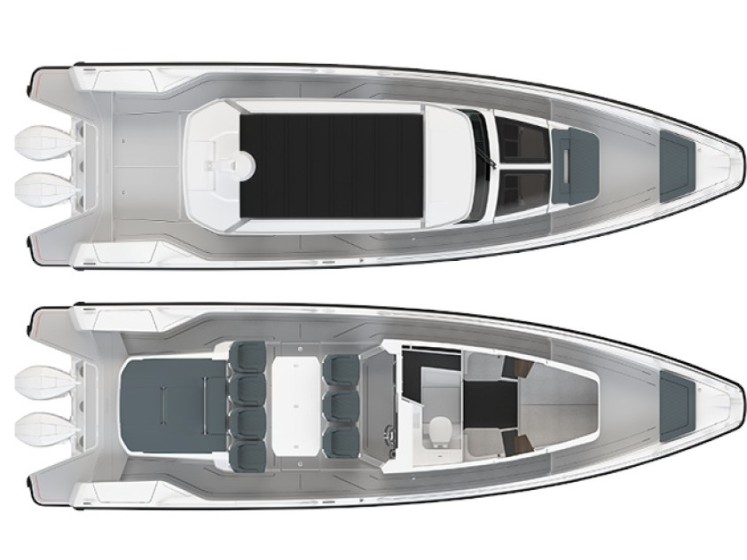Axopar 37 XC Cross Cabin - Yacht Charter Sailica