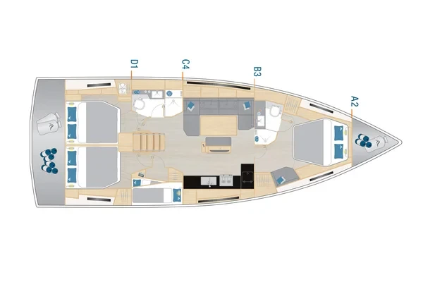 Hanse 460 - Yacht Charter Sailica