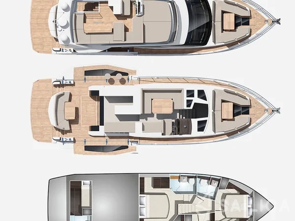 Galeon 500 Fly - Yacht Charter Sailica