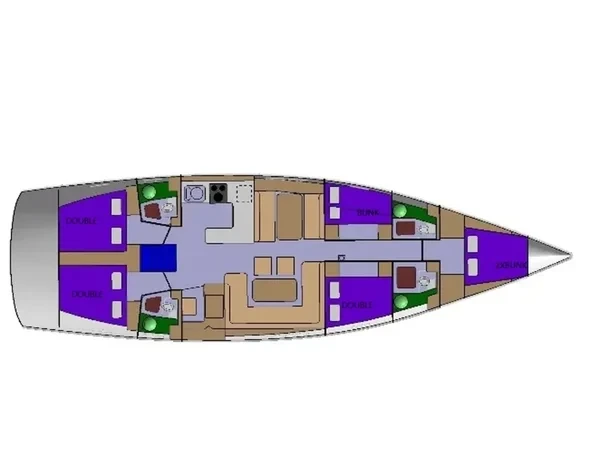 D&D Kufner 54 - Yacht Charter Sailica