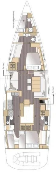 Jeanneau 64 - Yacht Charter Sailica