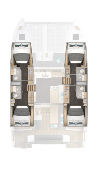 Lagoon 43 Power - Yacht Charter Sailica