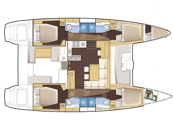 Lagoon 450  Flybridge - Yacht Charter Sailica