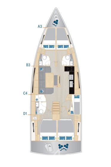 Hanse 460 - Yacht Charter Sailica