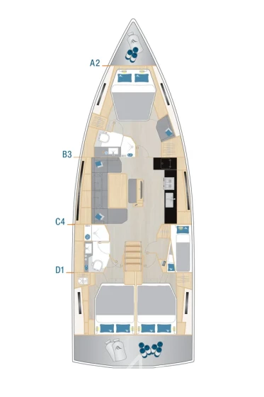 Hanse 460 - Yacht Charter Sailica