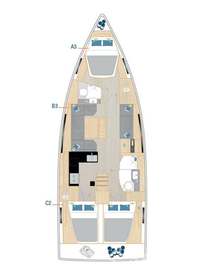 Hanse 410 - Yacht Charter Sailica