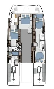 Aquila 54 - Yacht Charter Sailica