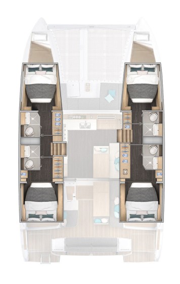 Lagoon 43 Power - Yacht Charter Sailica