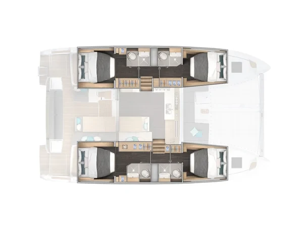 Lagoon 43 Power - Yacht Charter Sailica