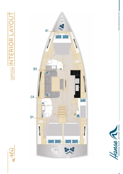 Hanse 460 - Yacht Charter Sailica
