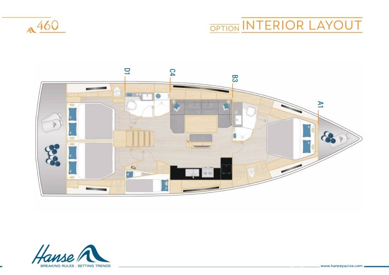 Hanse 460 - Yacht Charter Sailica
