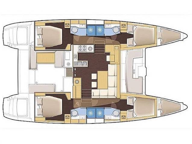 Lagoon 450  Flybridge - Yacht Charter Sailica