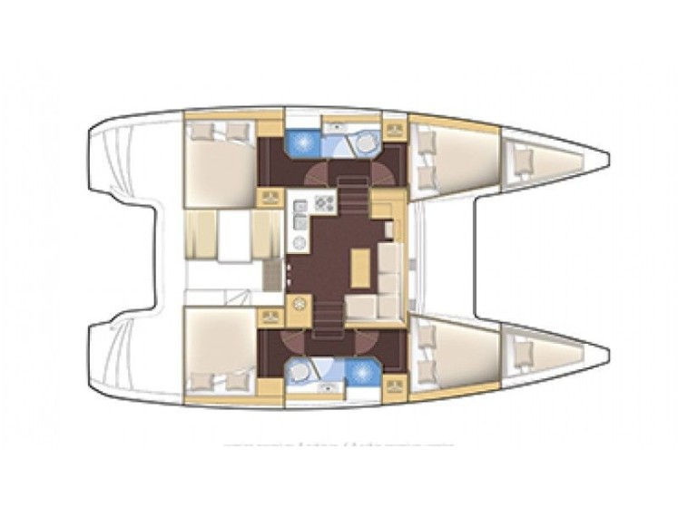 Lagoon 450 S - 4 + 2 cab. - Yacht Charter Sailica