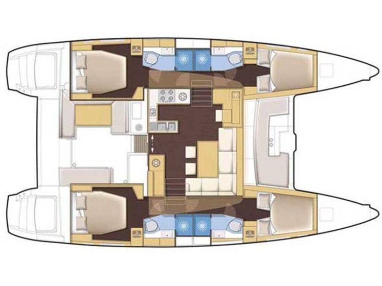 Lagoon 450  Flybridge - Yacht Charter Sailica