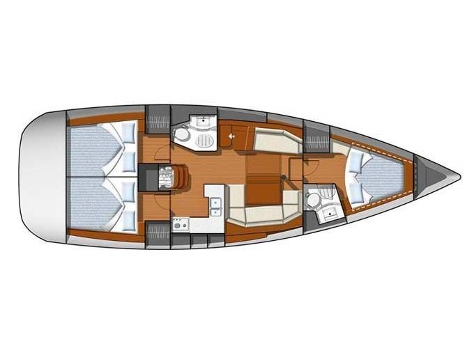 Sun Odyssey 42 DS - Yacht Charter Sailica