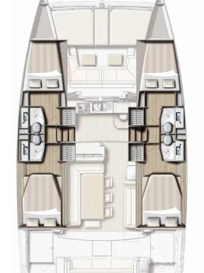 Bali 4.1 - Yacht Charter Sailica