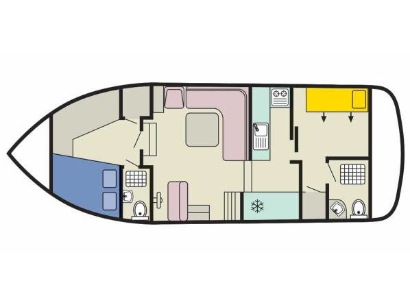 Le Boat Corvette B - Yacht Charter Sailica