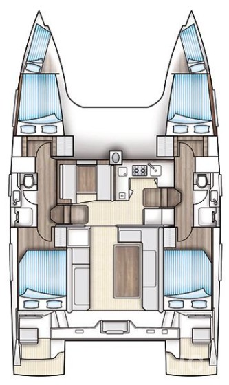 Nautitech 40 open NEW - 4 + 2 cab. - Yacht Charter Sailica