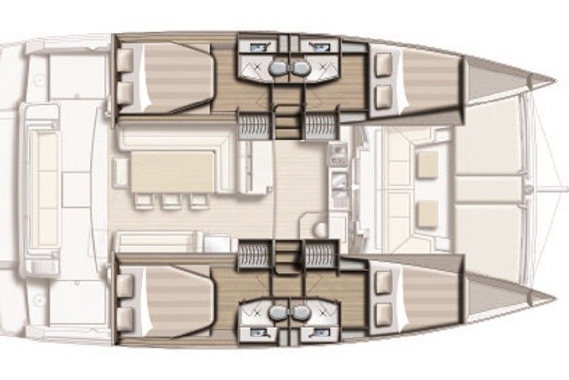 Bali 4.1 - Yacht Charter Sailica