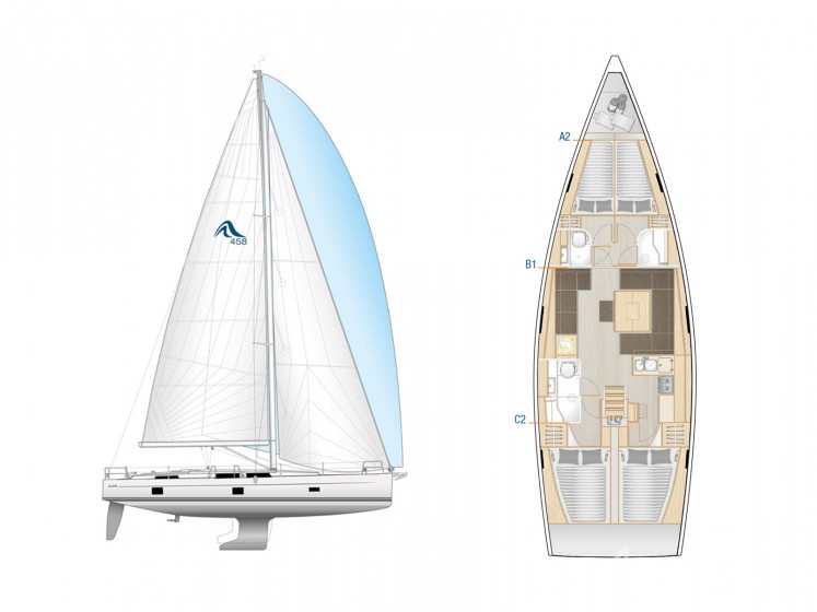 Hanse 458 - Yacht Charter Sailica
