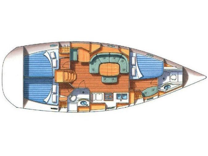 Oceanis 393 Clipper - Yacht Charter Sailica