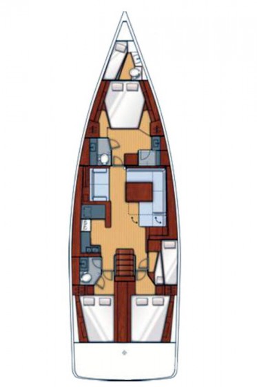 Oceanis 55 - 4 + 1 cab. - Yacht Charter Sailica